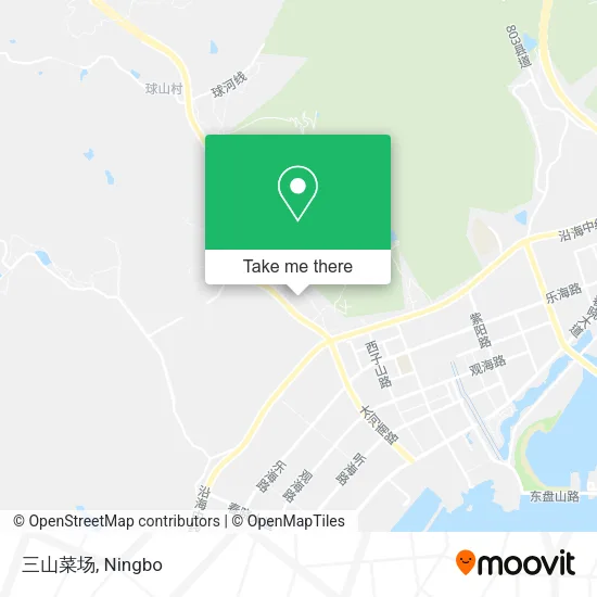 三山菜场 map
