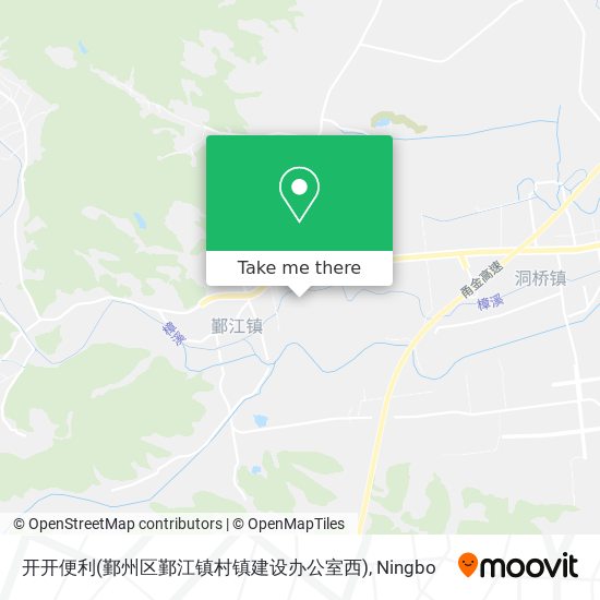 开开便利(鄞州区鄞江镇村镇建设办公室西) map