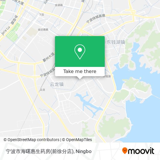 宁波市海曙惠生药房(前徐分店) map