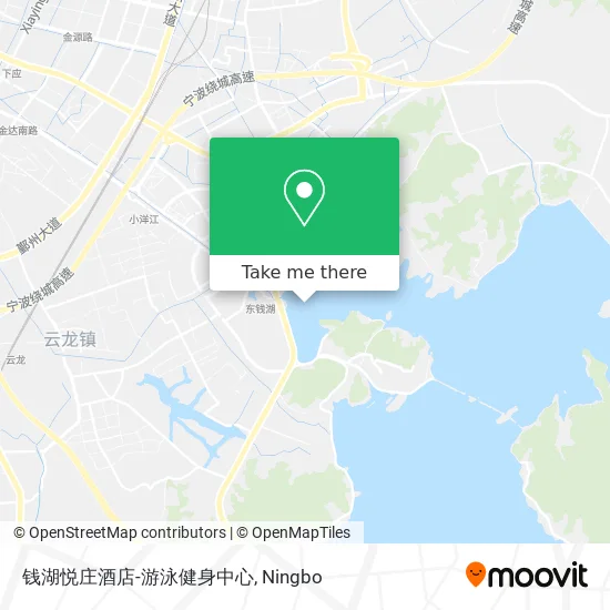 钱湖悦庄酒店-游泳健身中心 map
