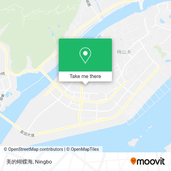 美的蝴蝶海 map