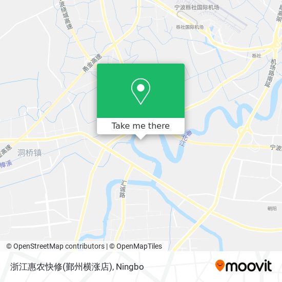浙江惠农快修(鄞州横涨店) map