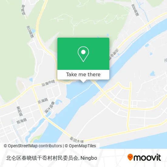 北仑区春晓镇干岙村村民委员会 map