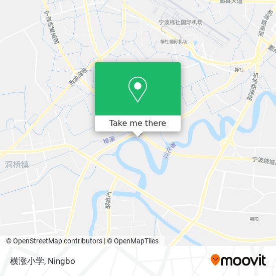横涨小学 map