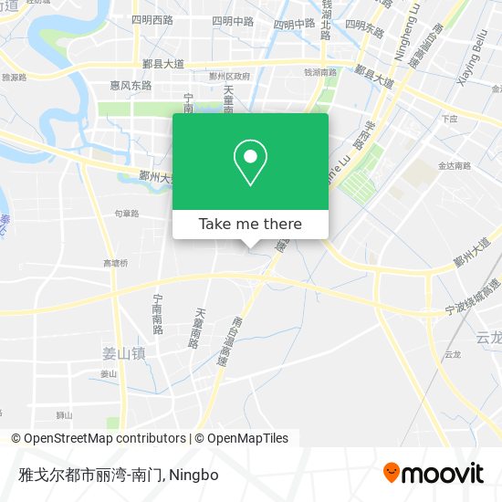 雅戈尔都市丽湾-南门 map