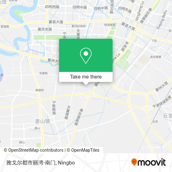 雅戈尔都市丽湾-南门 map