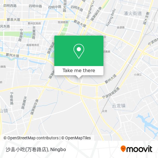 沙县小吃(万卷路店) map