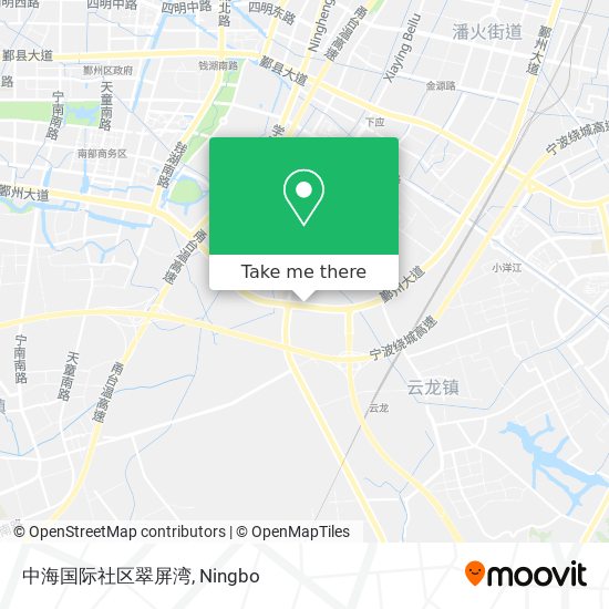 中海国际社区翠屏湾 map