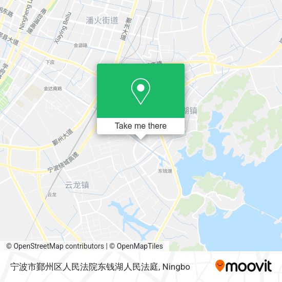 宁波市鄞州区人民法院东钱湖人民法庭 map
