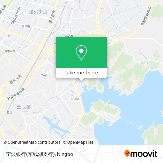 宁波银行(东钱湖支行) map