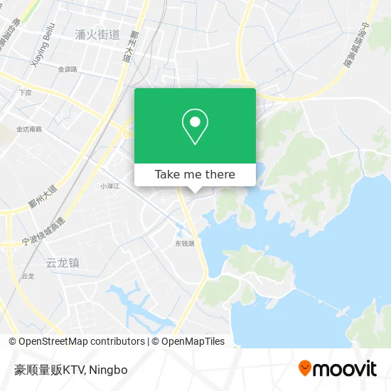 豪顺量贩KTV map