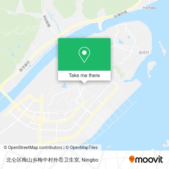 北仑区梅山乡梅中村外岙卫生室 map