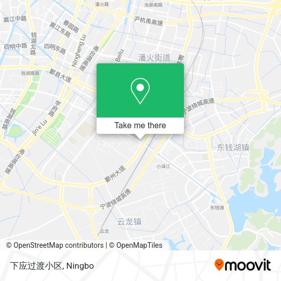 下应过渡小区 map