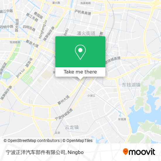 宁波正洋汽车部件有限公司 map