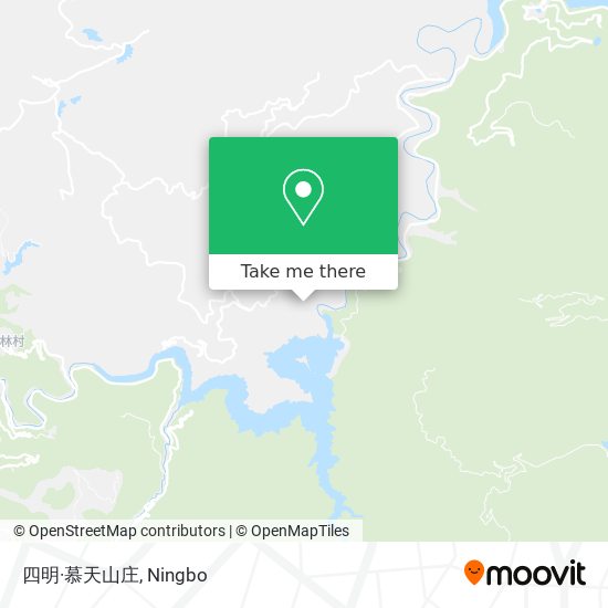 四明·慕天山庄 map