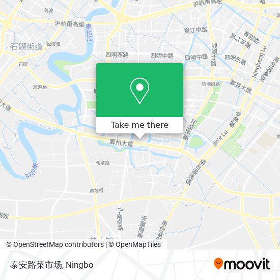 泰安路菜市场 map