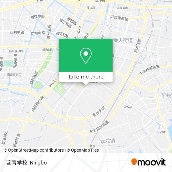 蓝青学校 map