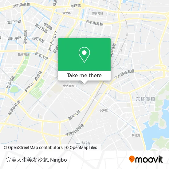 完美人生美发沙龙 map