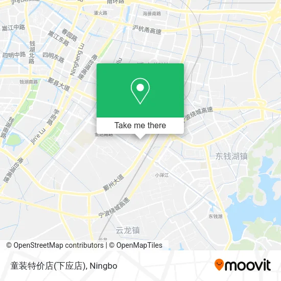 童装特价店(下应店) map