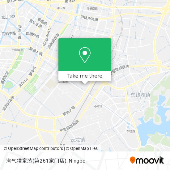 淘气猫童装(第261家门店) map