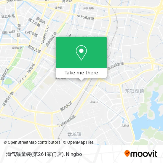 淘气猫童装(第261家门店) map