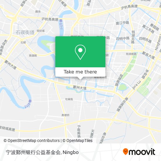 宁波鄞州银行公益基金会 map