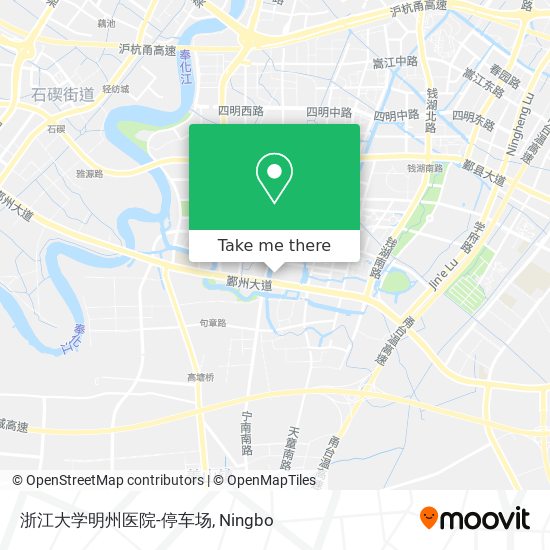 浙江大学明州医院-停车场 map