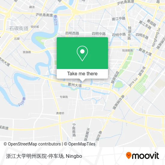 浙江大学明州医院-停车场 map
