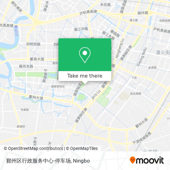 鄞州区行政服务中心-停车场 map