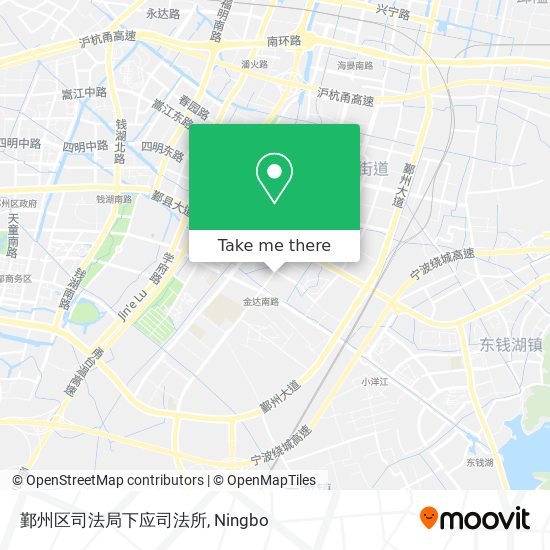 鄞州区司法局下应司法所 map