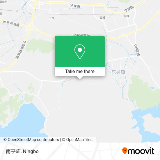 南亭庙 map