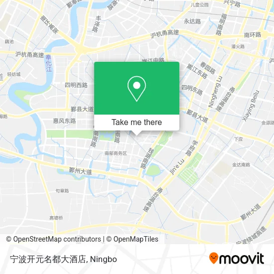 宁波开元名都大酒店 map