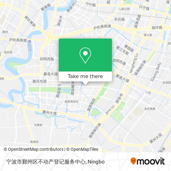 宁波市鄞州区不动产登记服务中心 map