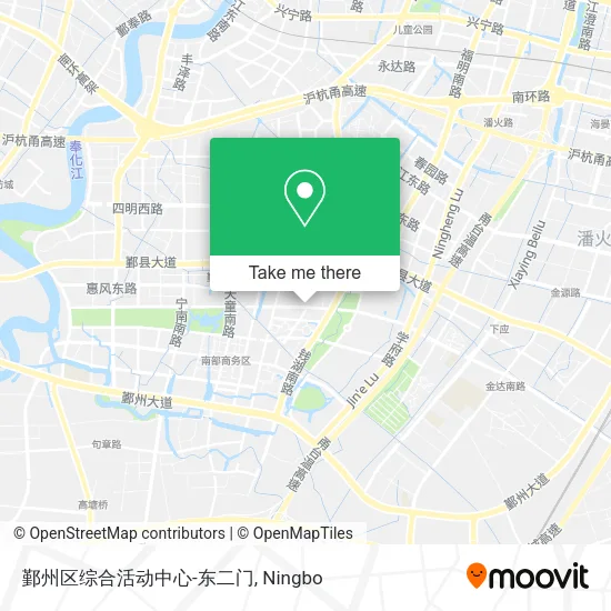 鄞州区综合活动中心-东二门 map