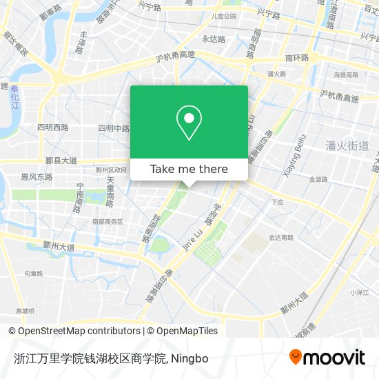 浙江万里学院钱湖校区商学院 map