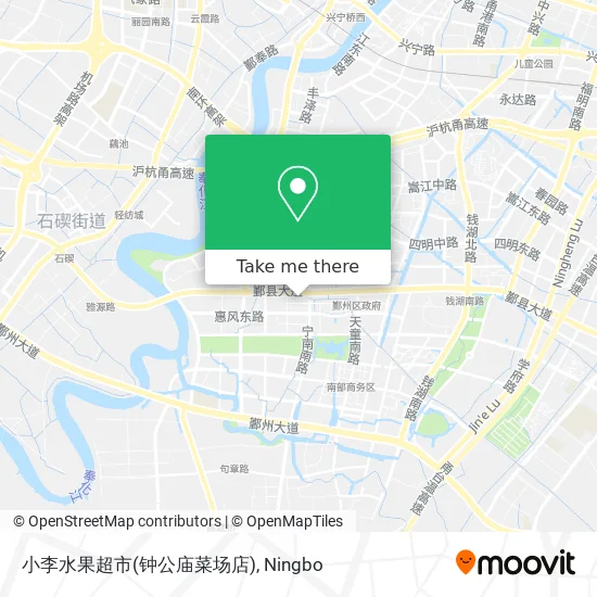 小李水果超市(钟公庙菜场店) map