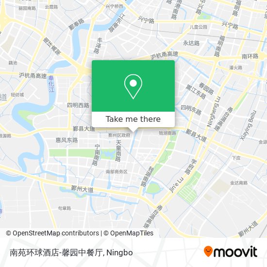 南苑环球酒店-馨园中餐厅 map