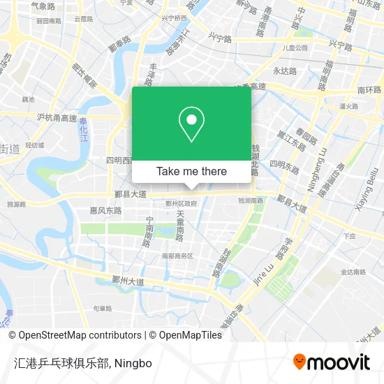 汇港乒乓球俱乐部 map