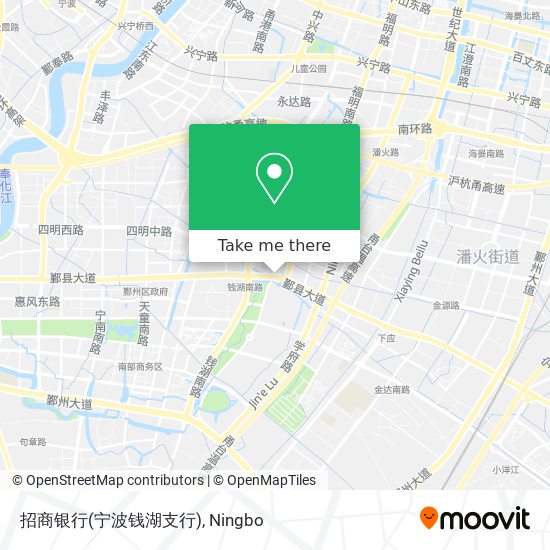 招商银行(宁波钱湖支行) map