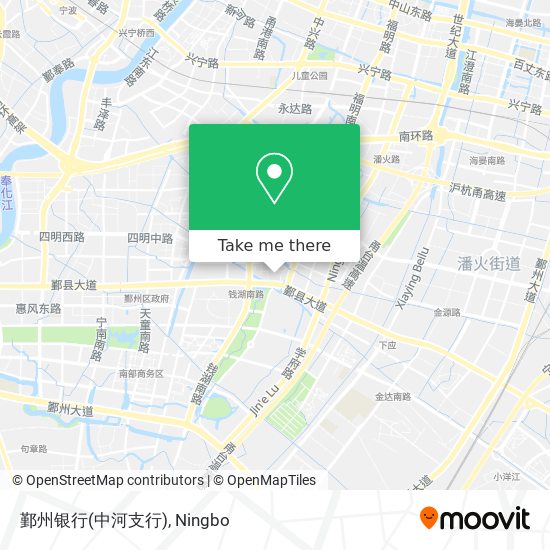 鄞州银行(中河支行) map