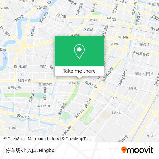 停车场-出入口 map
