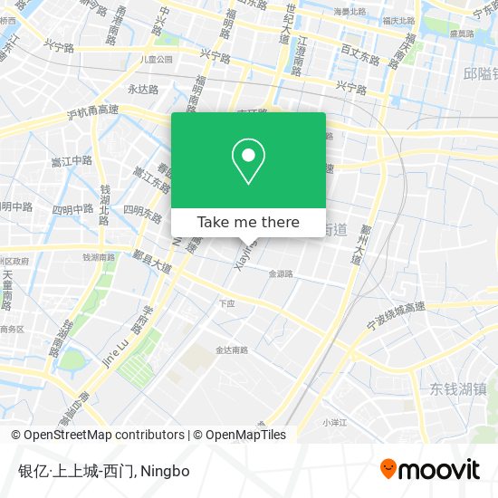 银亿·上上城-西门 map
