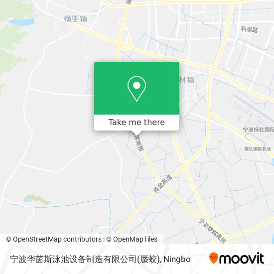 宁波华茵斯泳池设备制造有限公司(蜃蛟) map