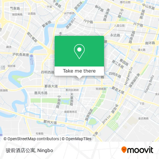 骏前酒店公寓 map