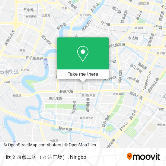 欧文西点工坊（万达广场） map