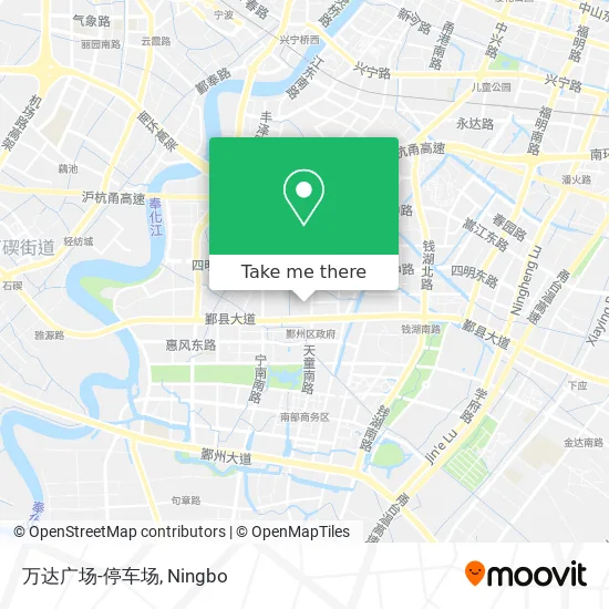 万达广场-停车场 map