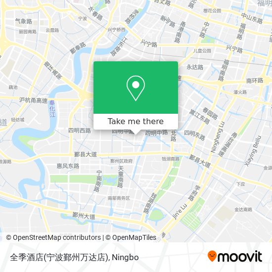 全季酒店(宁波鄞州万达店) map
