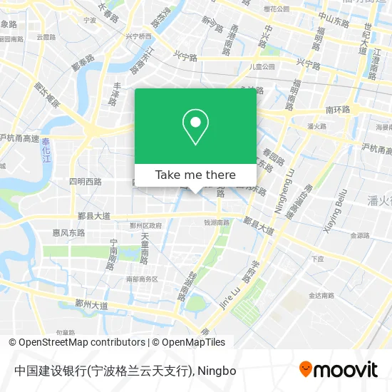 中国建设银行(宁波格兰云天支行) map