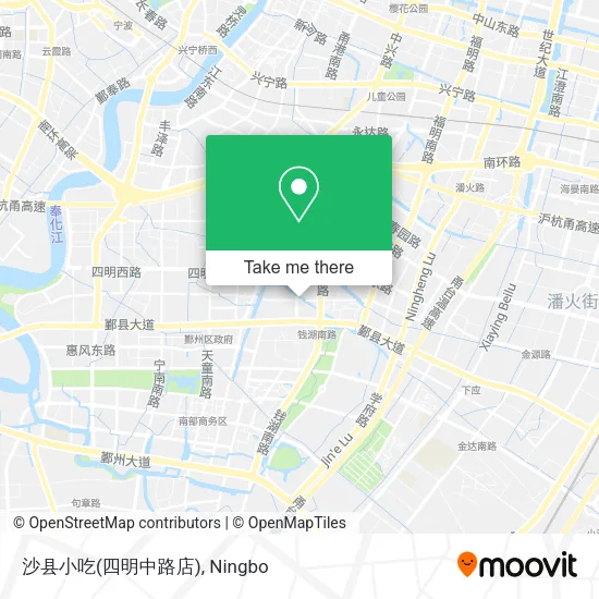 沙县小吃(四明中路店) map