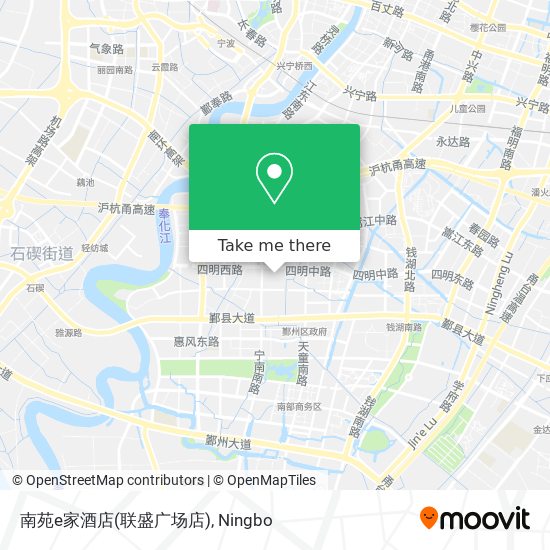 南苑e家酒店(联盛广场店) map